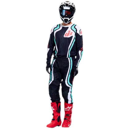 TroyLee design SE ULTRA ROLLER 2026 Crosshemd - Schwarz / Blau