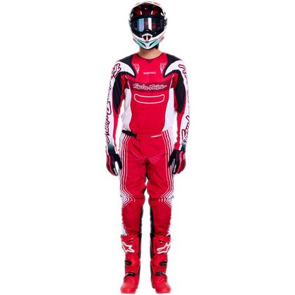 Maillot cross TroyLee design SE ULTRA STREAMLINE 2026 - Rouge / Blanc