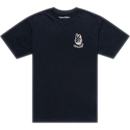TroyLee design DEUCES Short-sleeved T-Shirt - Black Ref : TRL1393 