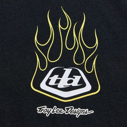 TroyLee design FLAME 2 Short-sleeved T-Shirt - Black