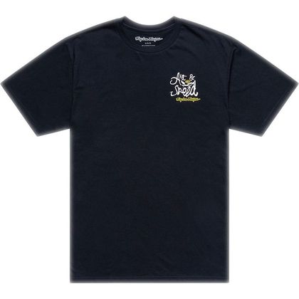 TroyLee design HERITAGE Short-sleeved T-Shirt - Black Ref : TRL1397 