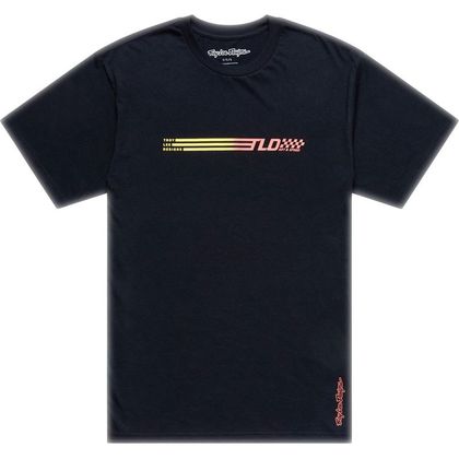 TroyLee design STRIPES Short-sleeved T-Shirt - Black Ref : TRL1399 
