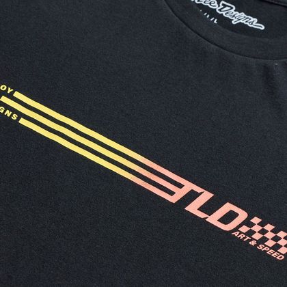 TroyLee design STRIPES Short-sleeved T-Shirt - Black