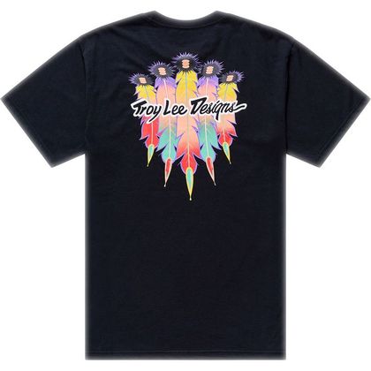 TroyLee design FEATHER Short-sleeved T-Shirt - Black