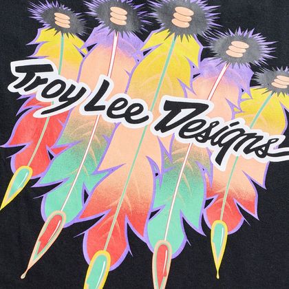 TroyLee design FEATHER Short-sleeved T-Shirt - Black