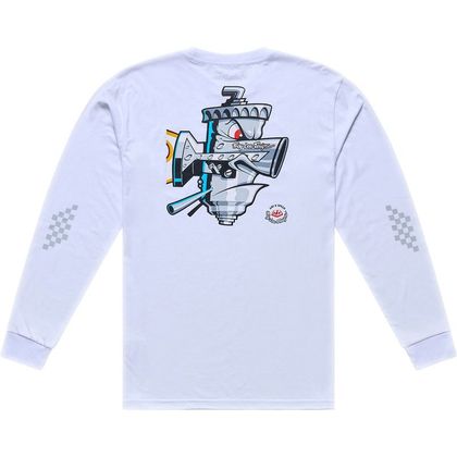 TroyLee design CARB CLUB Long-sleeved T-shirt - White