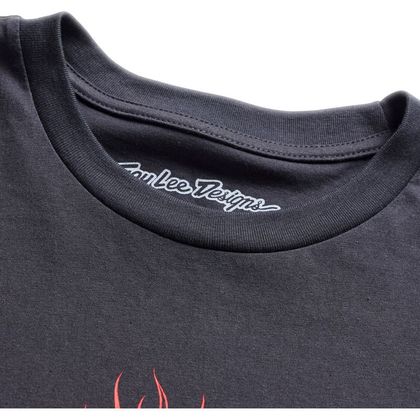 TroyLee design FLAME 2 Long-sleeved T-shirt - Carbon