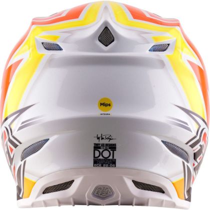 Kask cross TroyLee design SE5 CARBON W/MIPS BOLTZ 2027 - Niebieski / Biały