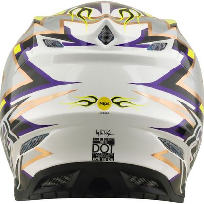 Casque cross TroyLee design SE5 COMPOSITE MIPS FLUSH 2027 - Blanc / Noir