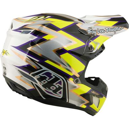 Casque cross TroyLee design SE5 COMPOSITE MIPS FLUSH 2027 - Blanc / Noir