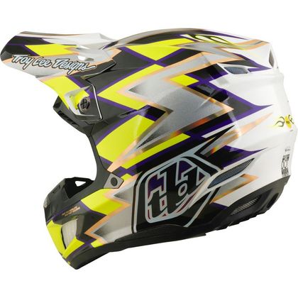 Casque cross TroyLee design SE5 COMPOSITE MIPS FLUSH 2027 - Blanc / Noir