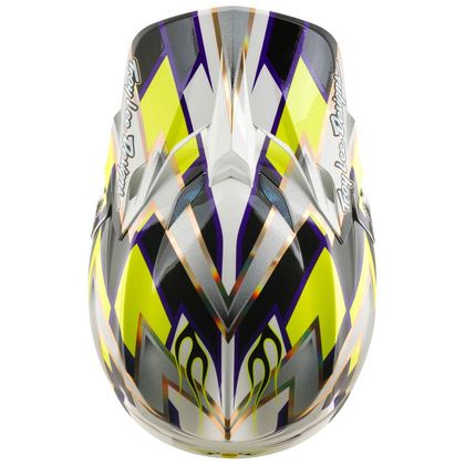 Casque cross TroyLee design SE5 COMPOSITE MIPS FLUSH 2027 - Blanc / Noir