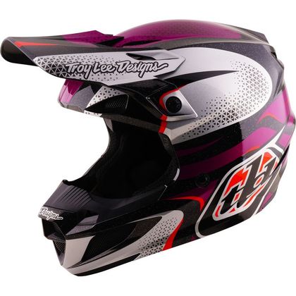 TroyLee design SE5 POLYCARBONATE MIPS AURA 2027 Crosshjelm - Lilla / Sort. Ref : TRL1303 