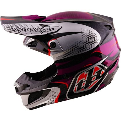 TroyLee design SE5 POLYCARBONATE MIPS AURA 2027 Crosshjelm - Lilla / Sort.