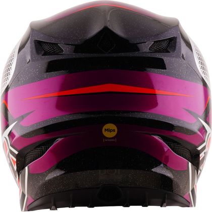 TroyLee design SE5 POLYCARBONATE MIPS AURA 2027 Crosshjelm - Lilla / Sort.