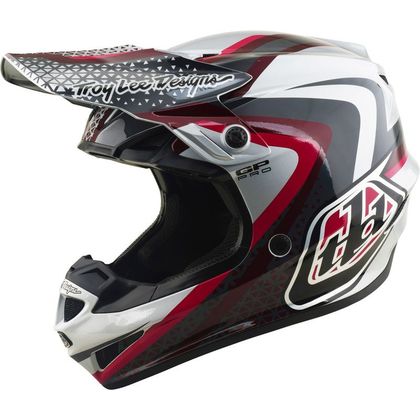 Casque cross TroyLee design GP PRO MIPS SLIDES 2027 - Gris Ref : TRL1314 