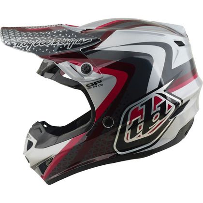Casque cross TroyLee design GP PRO MIPS SLIDES 2027 - Gris