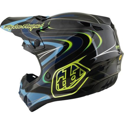 Casque cross TroyLee design GP PRO MIPS PULSE ENFANT - Noir / Jaune