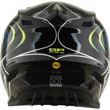 Casque cross TroyLee design GP PRO MIPS PULSE ENFANT - Noir / Jaune