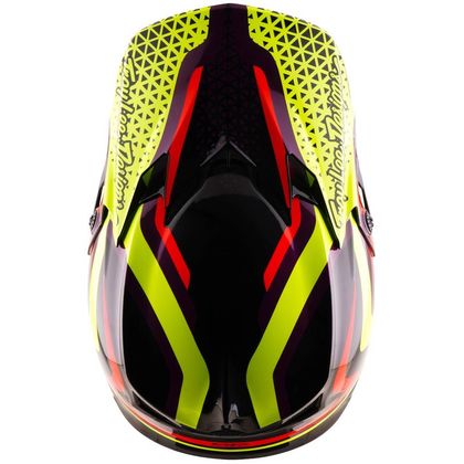 Casque cross TroyLee design GP PRO MIPS SLIDES ENFANT - Noir / Jaune