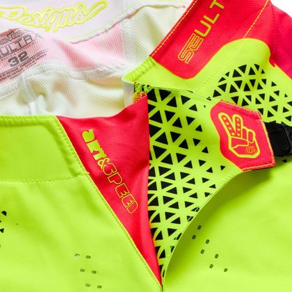 Pantalon cross TroyLee design SE ULTRA AURA 2027 - Noir / Jaune