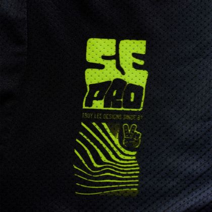 Cross majica TroyLee design SE PRO WANDER 2027 - Črna / Vijolična