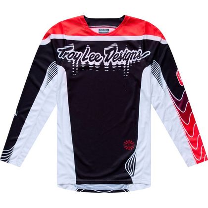 TroyLee design GP PRO STAGGER 2027 Crossshirt - Zwart / Rood Ref: TRL1332 