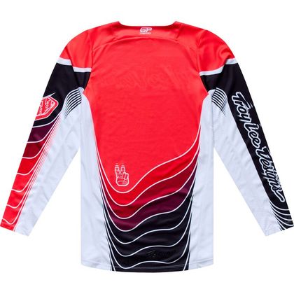 TroyLee design GP PRO STAGGER 2027 Crossshirt - Zwart / Rood