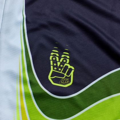 TroyLee design GP PRO STAGGER 2027 Crossshirt - Grijs / Geel