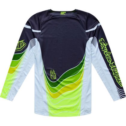 TroyLee design GP PRO STAGGER 2027 Crossshirt - Grijs / Geel
