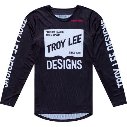 TroyLee design GP PRO AIR LOCKED 2027 Crossshirt - Zwart Ref: TRL1347 