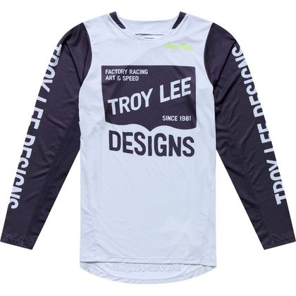 TroyLee design GP PRO AIR LOCKED 2027 Crossshirt - Grijs / Zwart Ref: TRL1348 