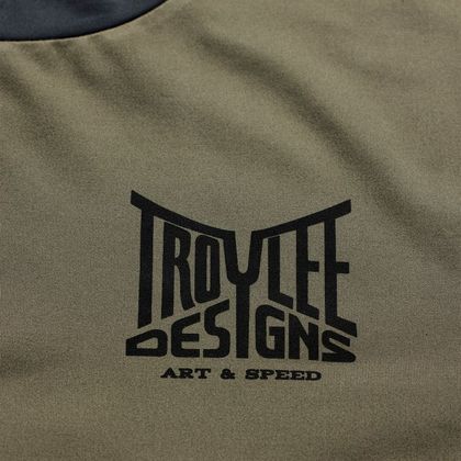 Maillot enduro TroyLee design RUCKUS OFFROAD 2027 - Vert / Noir