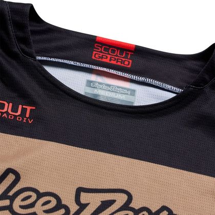 Camisola de enduro TroyLee design SCOUT GP PRO HIGH DESERT 2027 - Castanho / Preto