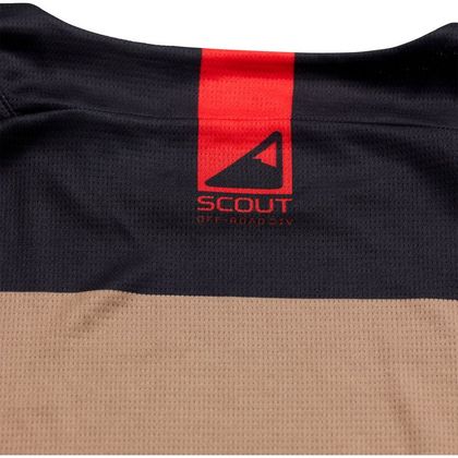 Camisola de enduro TroyLee design SCOUT GP PRO HIGH DESERT 2027 - Castanho / Preto