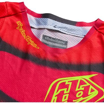 TroyLee design SE PRO ILLUSION KIND Crosshemd - Rot / Schwarz