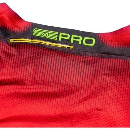 TroyLee design SE PRO ILLUSION KIND Crosshemd - Rot / Schwarz