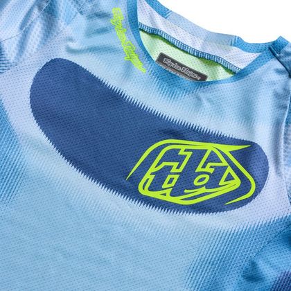 TroyLee design SE PRO ILLUSION KIND Crossshirt - Blauw / Geel