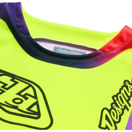 TroyLee design GP PRO AURA KINDER Crossshirt - Zwart / Geel