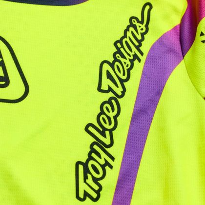TroyLee design GP PRO AURA KINDER Crossshirt - Zwart / Geel