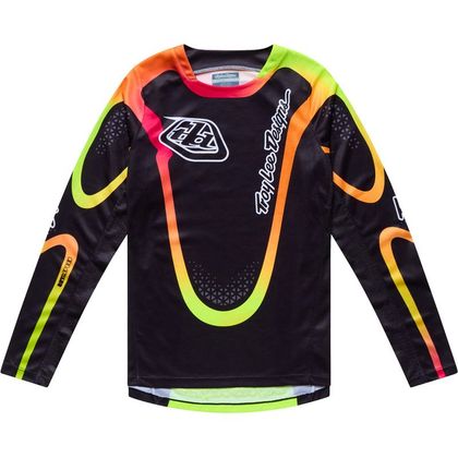 TroyLee design GP PRO AURA KINDER Crossshirt - Zwart Ref: TRL1370 