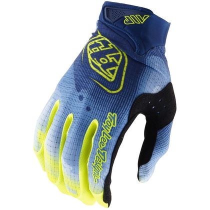 Gants cross TroyLee design AIR ILLUSION 2027 - Bleu / Jaune Ref : TRL1382 