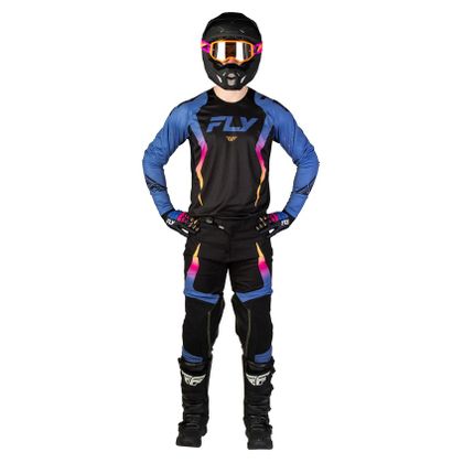 Fly EVOLUTION DST BOLT LIMITED EDITION 2027 Crosshemd - Schwarz / Blau