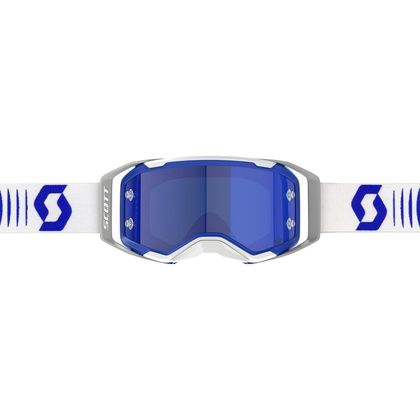 Masque cross Scott PROSPECT 2.0 AMP CHROME 2027 - Blanc / Bleu
