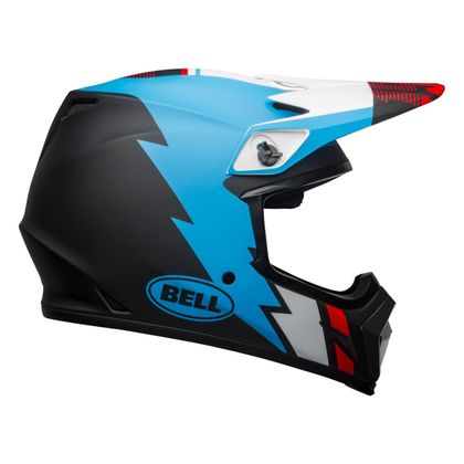 Casco de motocross Bell MX-9 MIPS Strike Black/Blue/White Mat 2021