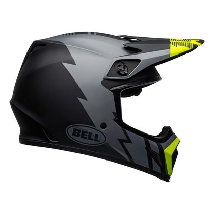 Casco de motocross Bell MX-9 MIPS Strike Grey/Black/Hi Viz Mat 2021