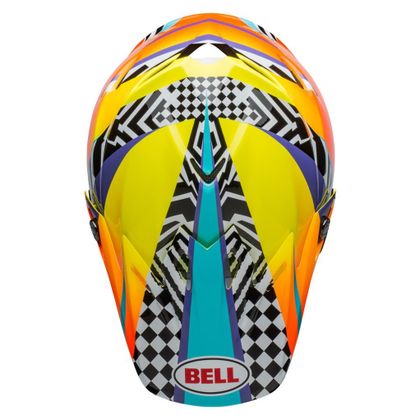 Casco de motocross Bell MOTO-9 MIPS Tagger Breakout Orange/Yellow 2021