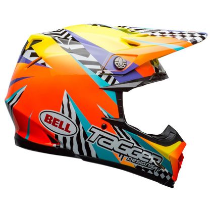 Casco de motocross Bell MOTO-9 MIPS Tagger Breakout Orange/Yellow 2021