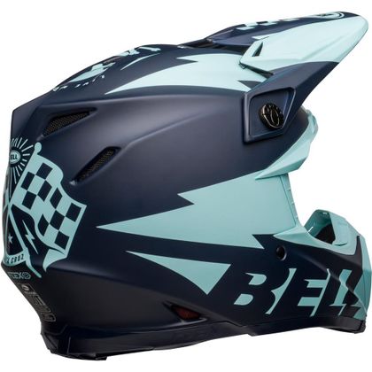 Casco de motocross Bell MOTO-9 FLEX Breakaway Navy/Light Blue Mat 2021
