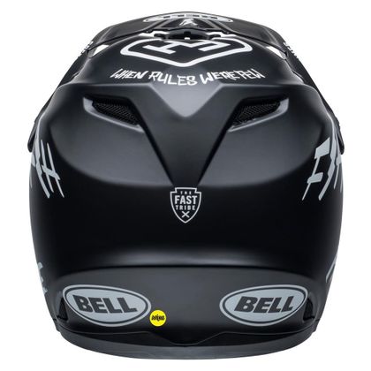 Casco de motocross Bell MOTO-9 MIPS Fasthouse Black/White Mate (INFANTIL)